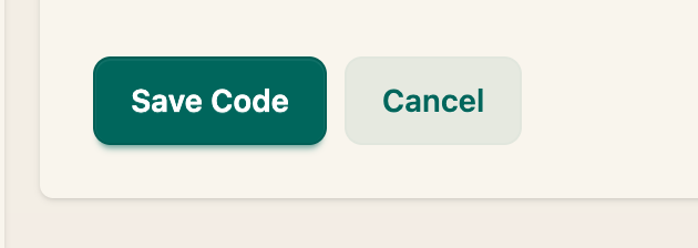 The Save Code button